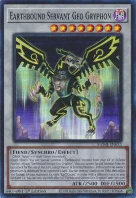 GA Earthbound Servant Geo Gryphon - MZMI-EN033 - Super Rare 1st Edition
Maze of Millennia 1st Edition Singles
