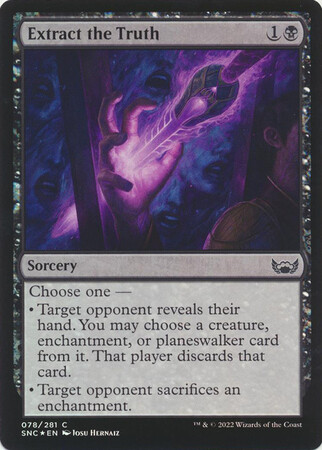 Extract the Truth 078/281 - Foil Streets of New Capenna Foil Singles