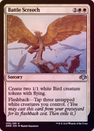Battle Screech 002/261 - Foil Dominaria Remastered Foil Singles
