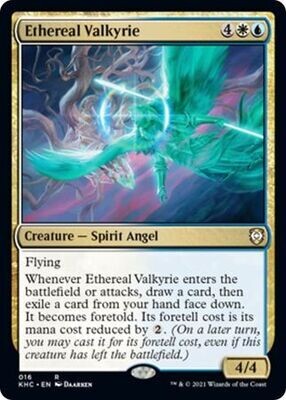 Ethereal Valkyrie 016
Kaldheim Commander Singles