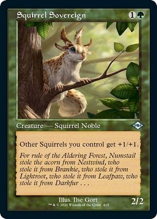 Squirrel Sovereign 415 - Showcase / Retro Frame
Modern Horizons 2 Collector Booster Singles