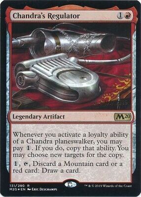 Chandra&#39;s Regulator 131/280 - M20 Pre-Release Foil Promo Magic: The Gathering Promo Cards (Español)