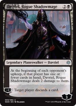 Davriel, Rogue Shadowmage 083/264 War of the Spark Singles