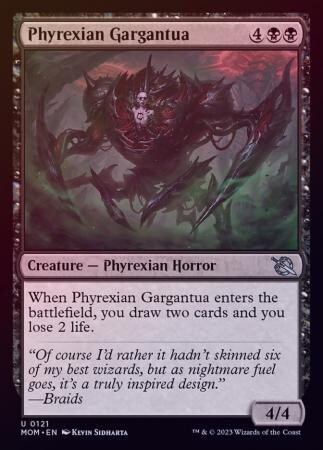 Phyrexian Gargantua 0121 - Foil March of the Machine Foil Singles