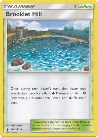Brooklet Hill - 120/145 - Uncommon Sun &amp; Moon: Guardians Rising Singles