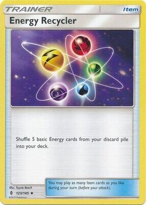 Energy Recycler - 123/145 - Uncommon
Sun &amp; Moon: Guardians Rising Singles