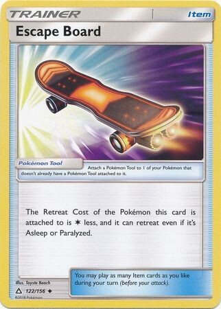 Escape Board - 122/156 - Uncommon Sun &amp; Moon: Ultra Prism Singles (Español)