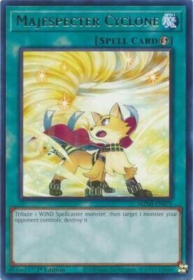 Majespecter Cyclone - MZMI-EN075 - Rare 1st Edition
Maze of Millennia 1st Edition Singles (Espanol)