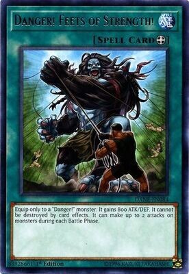 Danger! Feets of Strength! - DANE-EN084 - Rare 1st Edition Dark Neostorm 1st Edition Singles