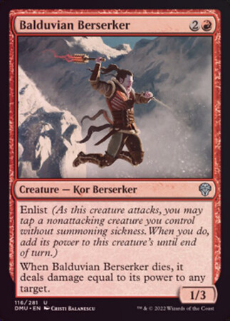 Balduvian Berserker 116/281 - Foil
Dominaria United Foil Singles