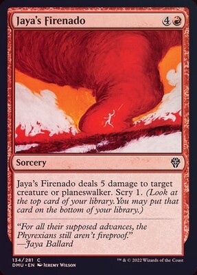Jaya&#39;s Firenado 134/281 - Foil Dominaria United Foil Singles(Español)
