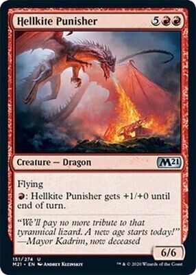 Hellkite Punisher 151/274 - Magic 2021 (M21) Singles