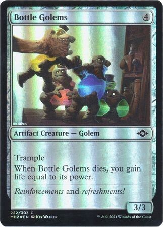 Bottle Golems 222/303 - Foil
Modern Horizons 2 Foil Singles