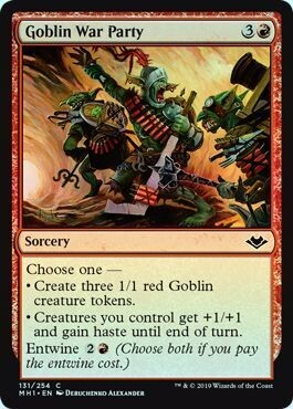 Goblin War Party 131/254 - Foil
Modern Horizons Foil Singles