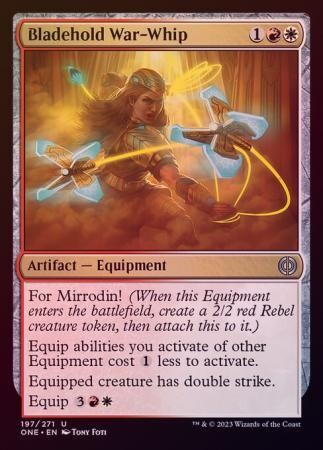 Bladehold War-Whip 197/271 - Foil Phyrexia All Will Be One Foil Singles