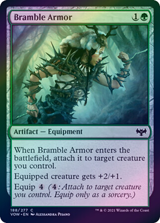 Bramble Armor 188/277 - Foil Innistrad: Crimson Vow Foil Singles(Español)