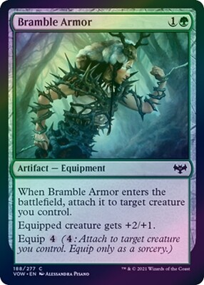Bramble Armor 188/277 - Foil
Innistrad: Crimson Vow Foil Singles