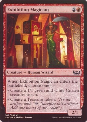 Exhibition Magician 106/281 - Foil Streets of New Capenna Foil Singles(Español)