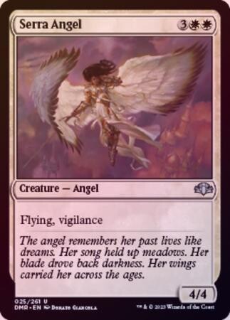Serra Angel 025/261 - Foil Dominaria Remastered Foil Singles