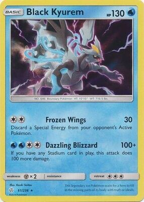 SH Black Kyurem - 61/236 - Holo Rare
Sun &amp; Moon: Cosmic Eclipse Singles