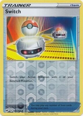 Switch - 183/202 - Uncommon Reverse Holo
Sword &amp; Shield (Base Set) Reverse Holo Singles