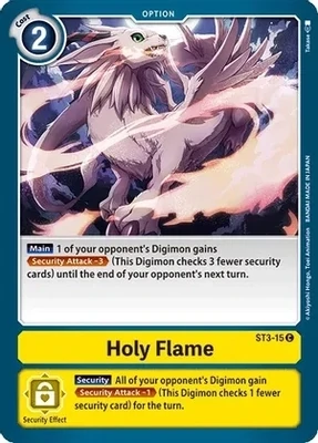 Holy Flame - Starter Deck 03: Heaven&#39;s Yellow (ST-3) Starter Deck 03: Heaven&#39;s Yellow Foil