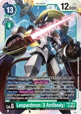 SH Leopardmon (X Antibody) - Animal Colosseum (EX05)
Animal Colosseum Foil