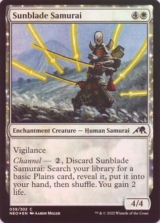 Sunblade Samurai 039/302 - Foil
Kamigawa Neon Dynasty Foil Singles