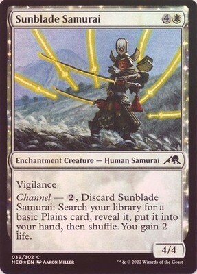 Sunblade Samurai 039/302 - Foil
Kamigawa Neon Dynasty Foil Singles