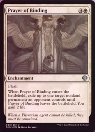 Prayer of Binding 028/281 - Foil
Dominaria United Foil Singles