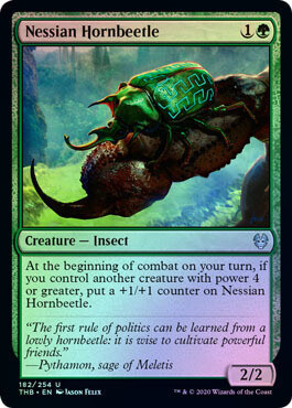 Nessian Hornbeetle 182/254 - Foil Theros: Beyond Death Foil Singles