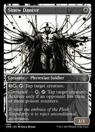 Sinew Dancer 426 Showcase Ichor Step-and-Compleat - Foil
Phyrexia All Will Be One Collector Booster Foil Singles