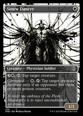 Sinew Dancer 426 Showcase Ichor Step-and-Compleat - Foil
Phyrexia All Will Be One Collector Booster Foil Singles