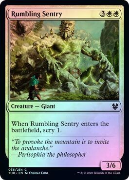 Rumbling Sentry 035/254 - Foil
Theros: Beyond Death Foil Singles
