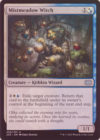 Mistmeadow Witch 256/331 - Foil
Double Masters 2022 Foil Singles