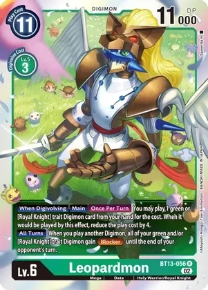 Leopardmon - Versus Royal Knights (BT13) Versus Royal Knights