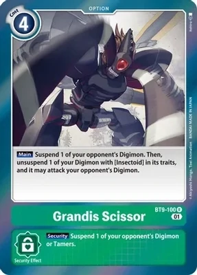 Grandis Scissor - X Record (BT09)
X Record Foil
