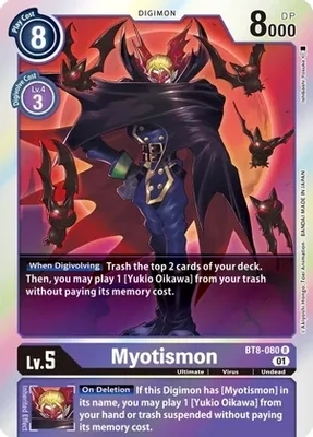 Myotismon - New Awakening (BT08)
New Awakening Foil