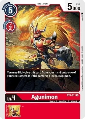 Agunimon - Great Legend (BT04) Great Legend