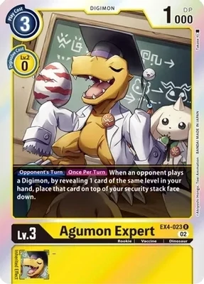 Agumon Expert - Alternative Being Booster (EX04) Alternative Being Booster