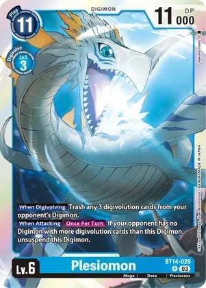 Plesiomon - Blast Ace (BT14) Blast Ace Foil