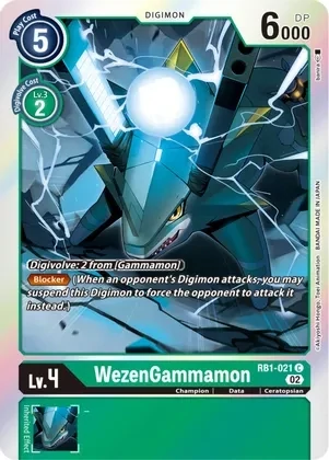 WezenGammamon - Resurgence Booster (RB-01) Resurgence Booster Foil