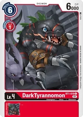 DarkTyrannomon - BT1-019 (Alternate Art) - Starter Deck 07: Gallantmon (ST-7)
Starter Deck 07: Gallantmon