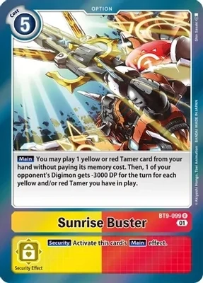 Sunrise Buster - X Record (BT09) X Record