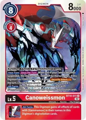 SH Canoweissmon - Xros Encounter (BT10)
Xros Encounter