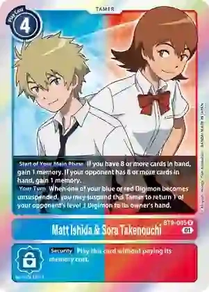 Matt Ishida &amp; Sora Takenouchi - X Record (BT09)
X Record