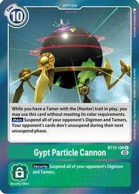 Gypt Particle Cannon - Across Time (BT12)
Across Time