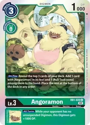 Angoramon - Resurgence Booster (RB-01) Resurgence Booster Foil