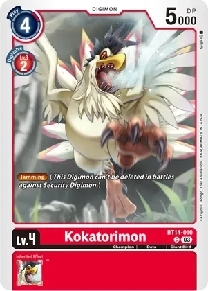 Kokatorimon - Blast Ace (BT14)
Blast Ace