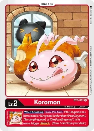 Koromon - Battle of Omni (BT05) Battle of Omni Foil